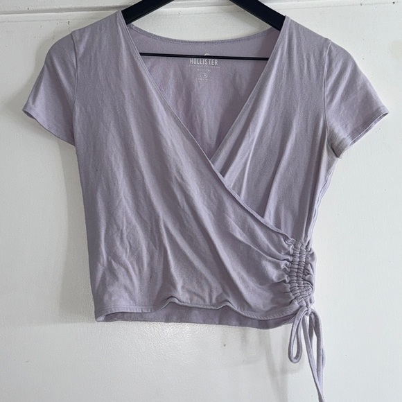 Hollister Purple Short Sleeve Tee - Picture 1 of 3